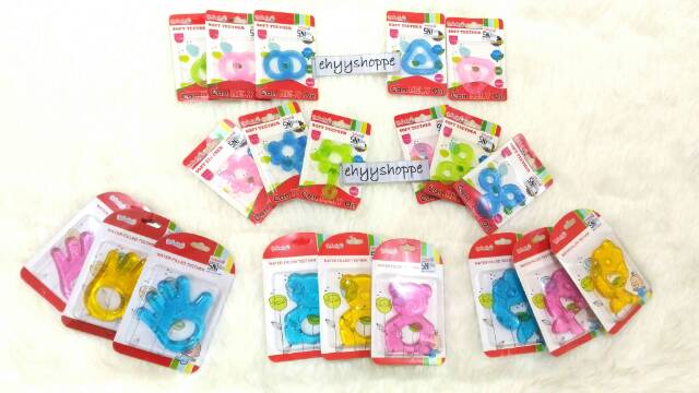 Water Filled Teether / Gigitan Bayi Silcon BPA Free Reliable