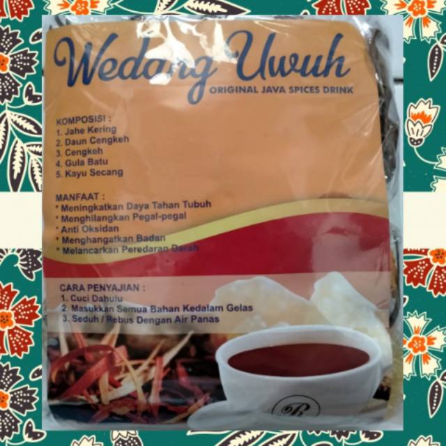 

Wedang uwuh gula batu