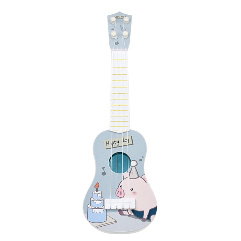 Mainan Gitar Ukulele Anak / Kado Mainan Anak Gitar Alat Musik Anak Mainan Edukasi Anak-Pig