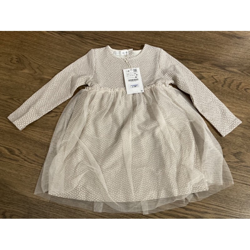 NEW with TAG diskon ORIGINAL ZARA Dress 3-4 years (untuk anak usia 3-4 tahun)