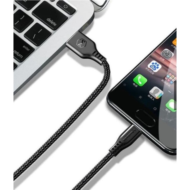 Kabel Data Iphone Mcdodo CA-5156 Kabel Lightning Fast Charging 3A 3M