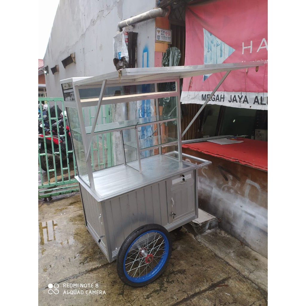 Jual Gerobak Roda Motor Serbaguna Silver Free Onkir Khusus