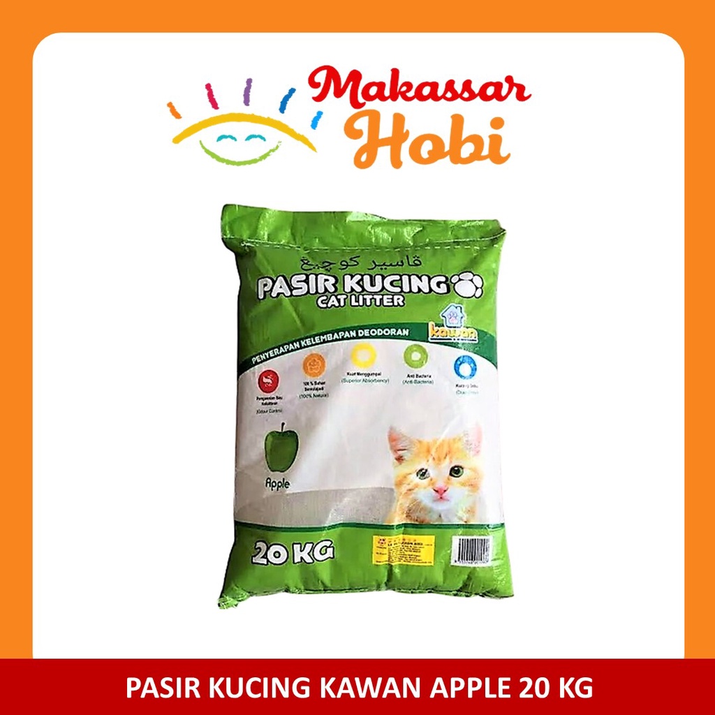 Pasir Kucing KAWAN 20kg 20 kg Cat Litter Pasir Gumpal Wangi