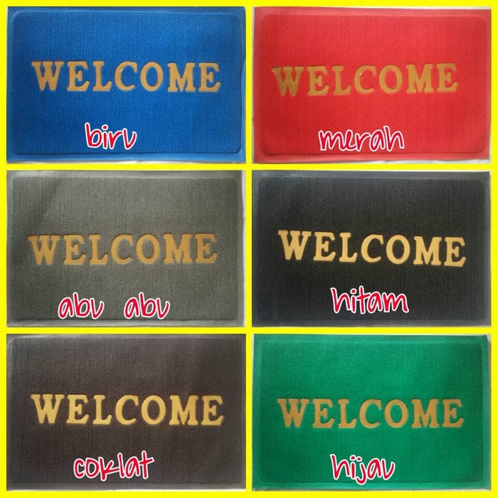 FM - Keset karet Welcome anti selip 37 x 57 cm