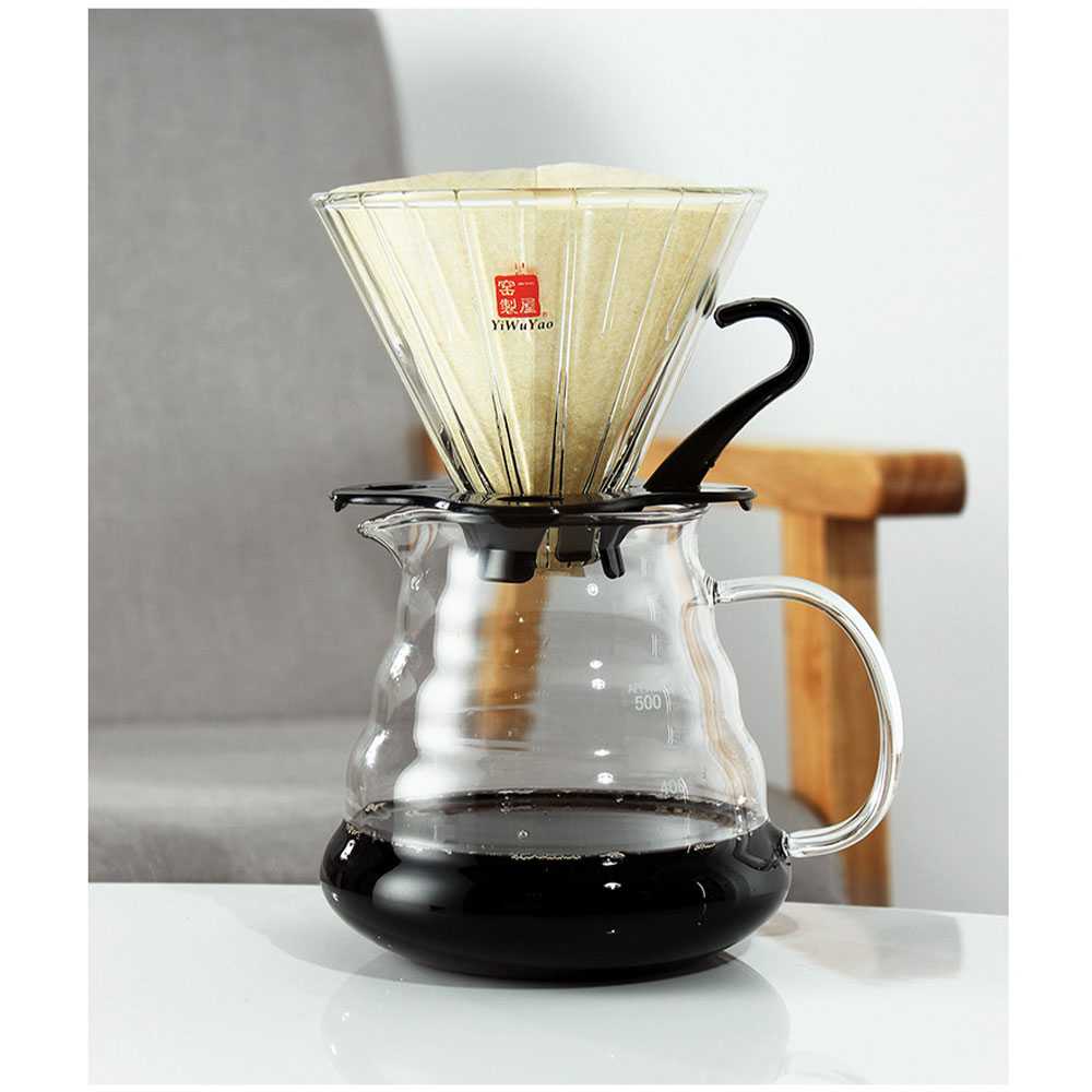 OOTDTY Kertas Filter Saringan Kopi V60 Drip 2-4 Serving 100PCS YA1132