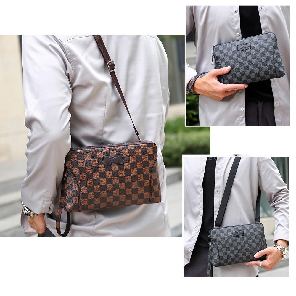 Clutch Pria Murah / Clutch AndBun By &quot;The X Woof&quot; - Xclutch Kantoran Import JM 889 Tas Tangan Handbag lv damier