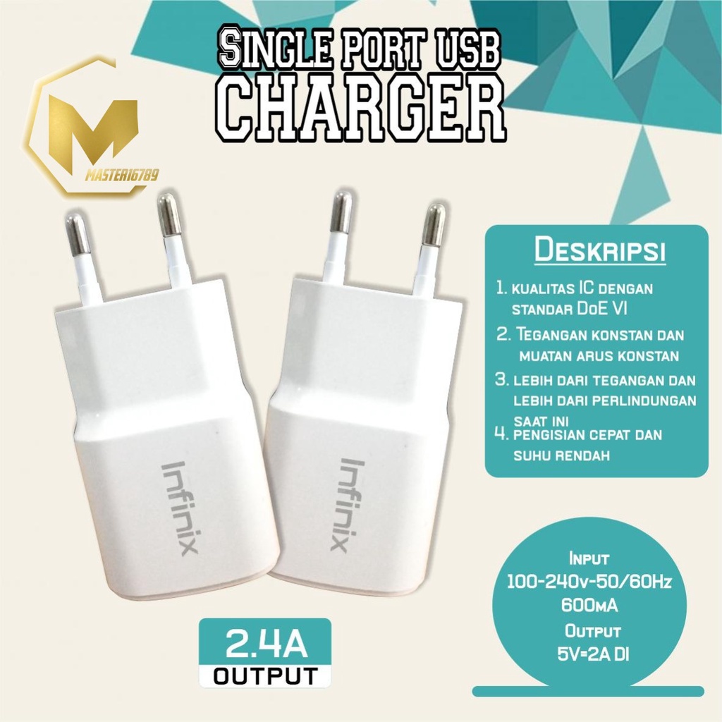 Charger Infinix 9V -2A Original Fast Charging Kabel Micro USB note 7 Note 8 hot 9 8 10 play MA1816