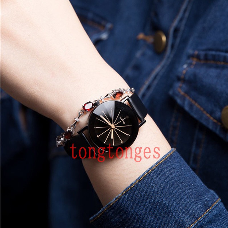 ✅[COD] Jam Tangan Couple Kulit Import Murah Premium Pria Wanita Watch