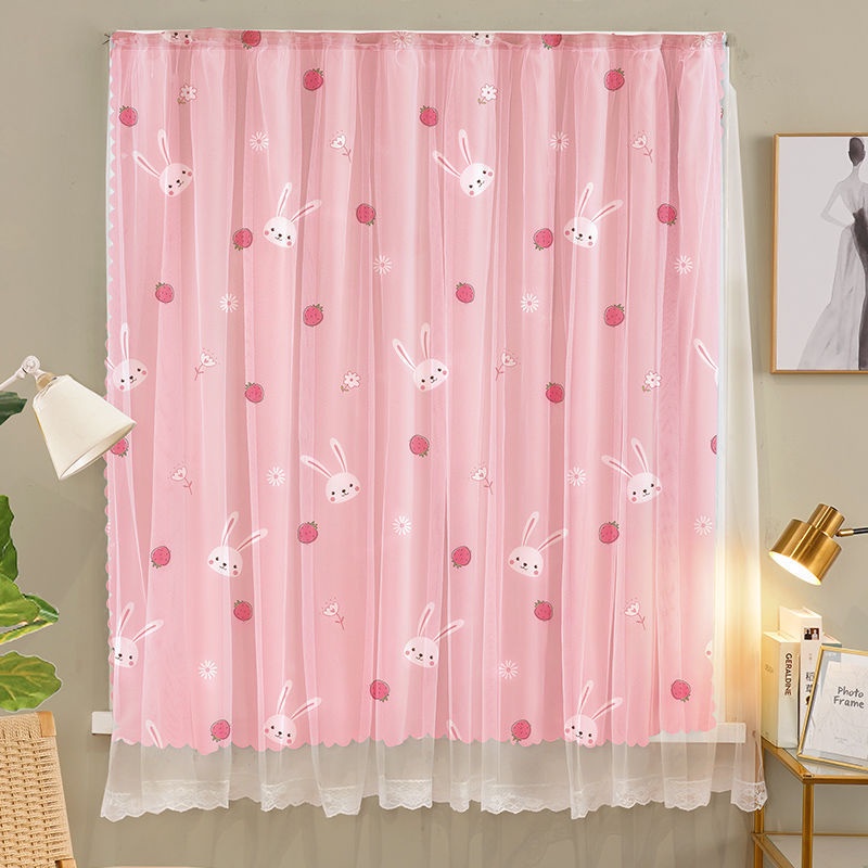 Magic Curtain Pattern Velcro / Tirai Hordeng Gorden Pintu Jendela Pasang Tanpa Bor dan Paku