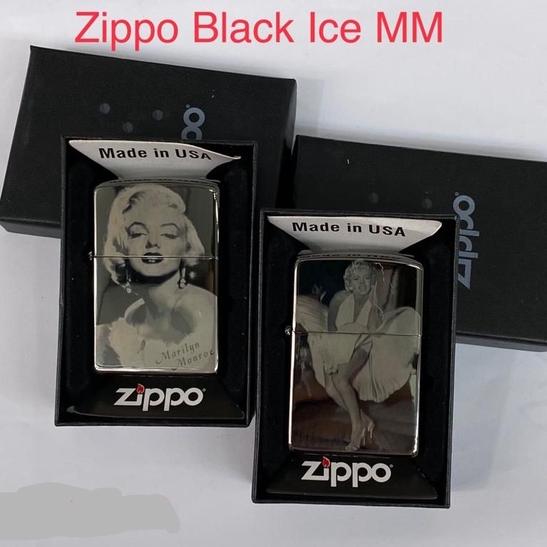 BISA COD✅black ice marilyn monroe / PEMANTIK ZIP POO