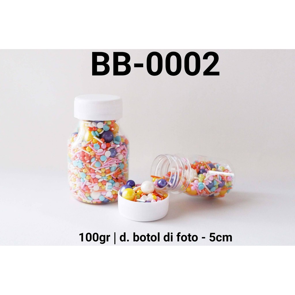 

BB-0002 Sprinkles sprinkle sprinkel 100 gram mutiara mix rainbow yamama baking grosir murah sprinkles cake dekorasi mutiara trimit decoration story sprinklestory sprinklesstory sprinkle story yamama baking