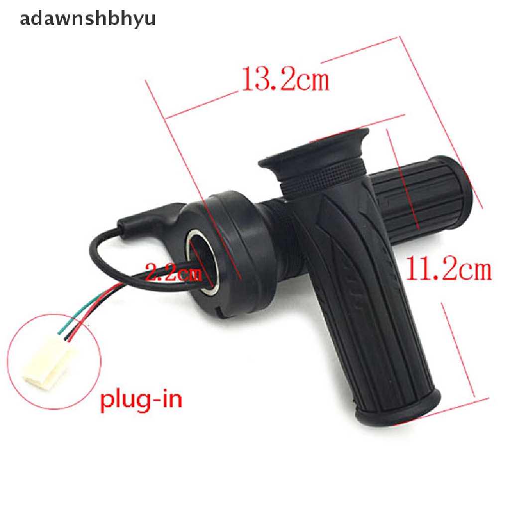 [adawnshbhyu] Twist Throttle Akselerator 12V-72V Untuk Sepeda Listrik/e-bike/Skuter Elektrik