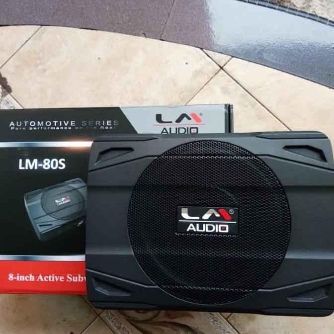 LM Audio LM-80s basstube subwoofer aktif speaker mobil 8inch