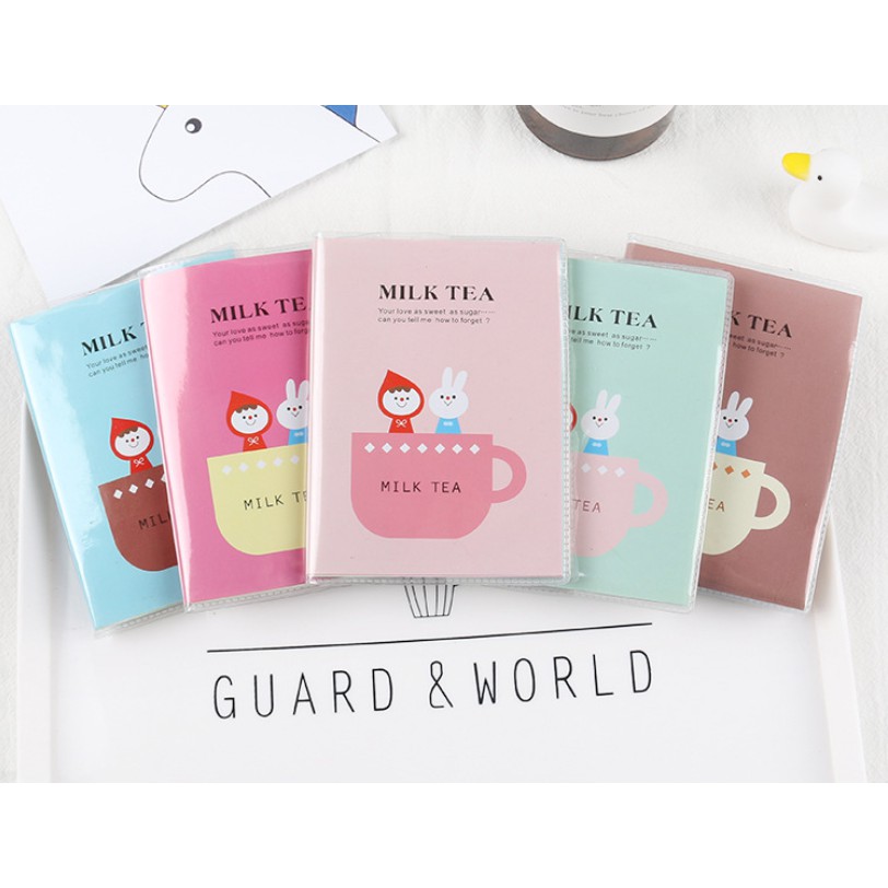 Buku Catatan Buku Kecil Memo Notes Mini Gambar Lucu Karakter MILK TEA Ready Stock IMPOR Berkualitas