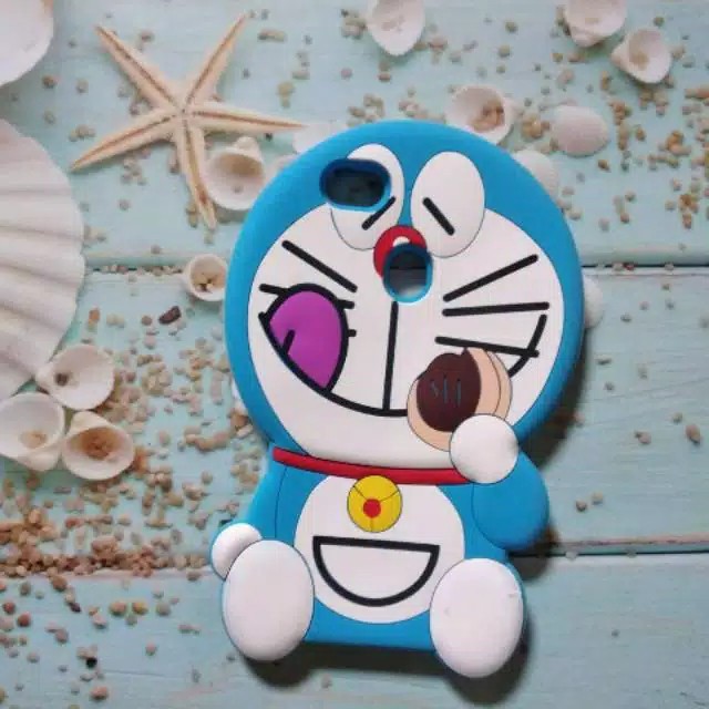 Xiaomi Mi A1 / Mi 5x - Softcase Silicone 3D silikon 4D doraemon doraeyaki dorayaki kartun lucu