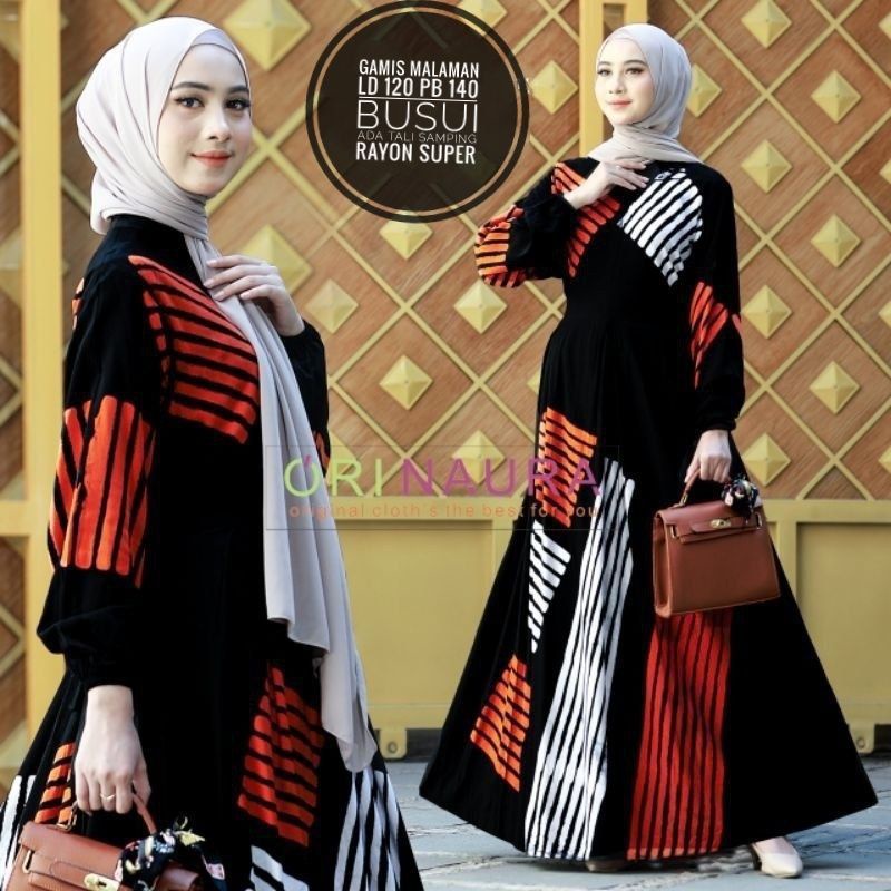 Terbaru Gamis twill rayon ori gamis syar i twil gamis rayon premium candi mekar { S M L XL XXL }