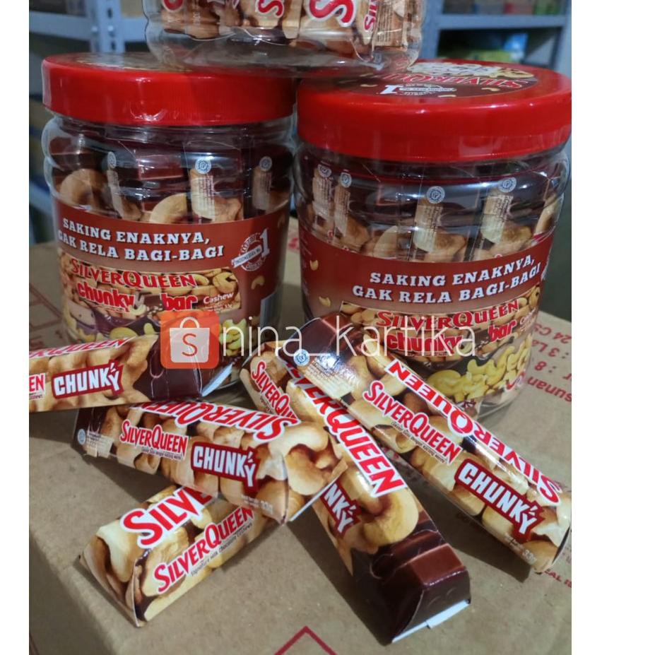 

TERJANGKAU!!! SilverQueen Chunky Jar 396 Gr (1 Jar/12 Pcs)