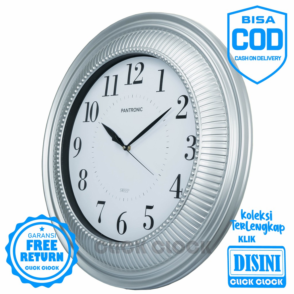 Jam Dinding Polos Besar Minimalis  Wall Clock Bagus Elegan PT-7046