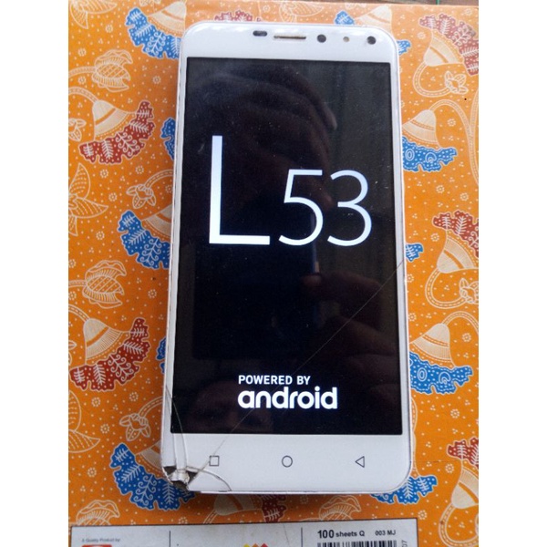 LCD ONLY SPC L53 ORIGINAL CABUTAN GARANSI | LCD Plus FRAME | BONUS TS RETAK DI SENTUH NORMAL |