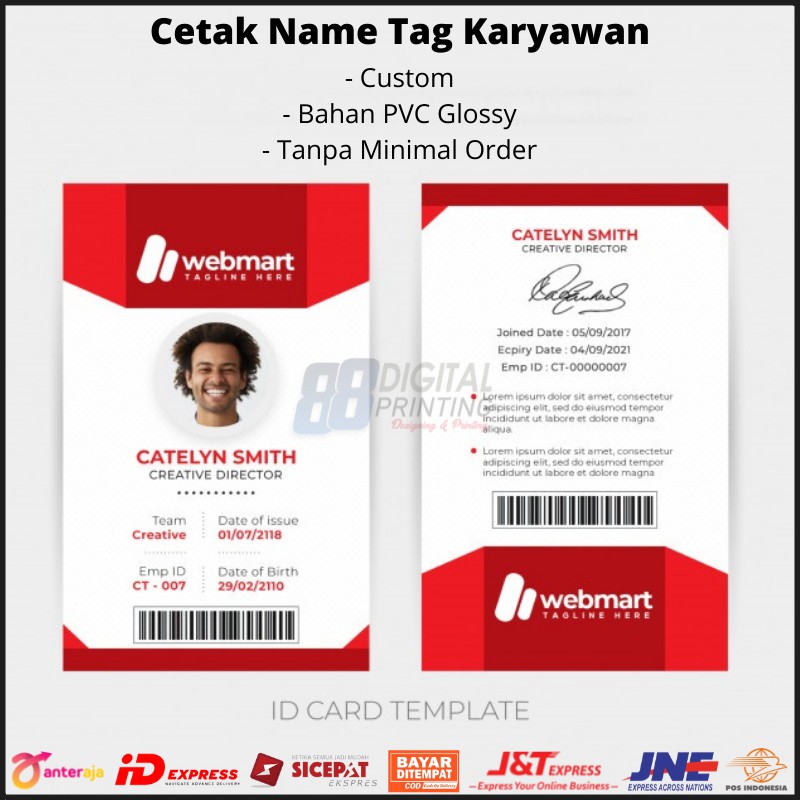 

Cetak Name Tag Custom