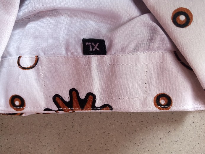 Tirto Batik Keris Putih Premium Kemeja Baju Pria Lengan Pendek Motif Elegan Full Furing Tirto