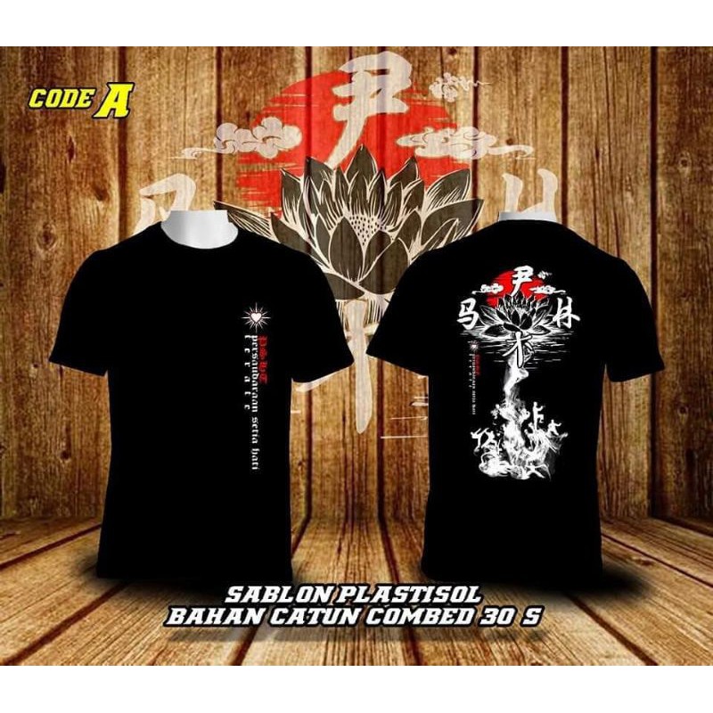 PROMO KAOS JEPANG HITAM PSHT // KAOS PRIA //KAOS DISTRO // KAOS PSHT