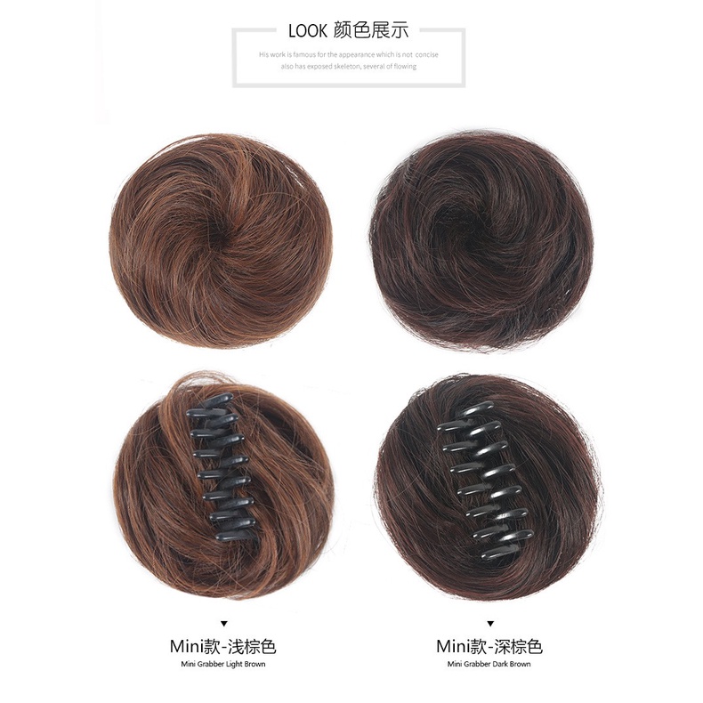 HRBC hair bun hair clip jepitan extension fun bun funbun cepol sanggul