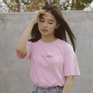 T shirt Pink  baby unisex free Sticker kos pria kaos  