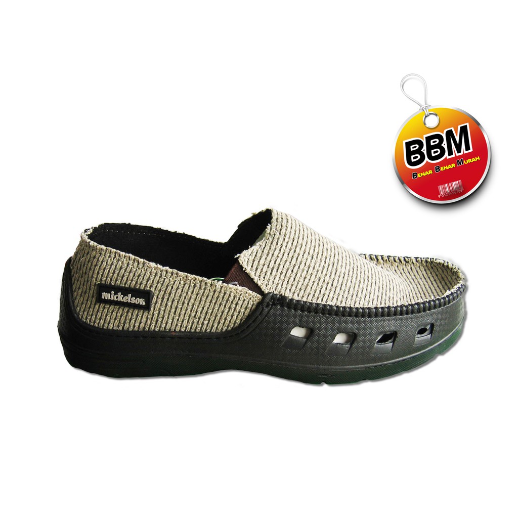 ARDILES MICKELSON X-BEST - SEPATU PRIA SLIP ON SANTAI - Coklat