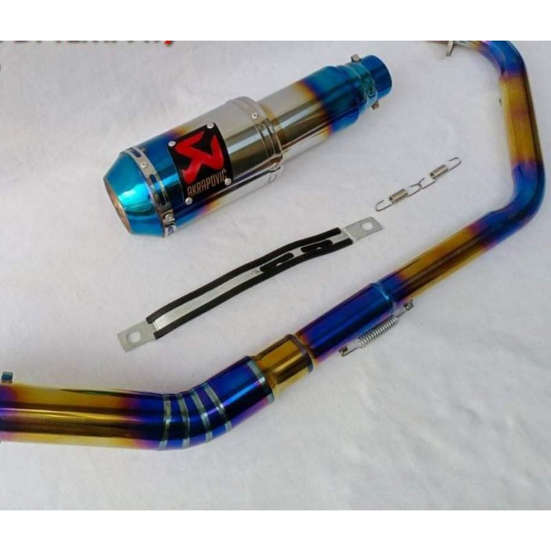 KNALPOT RACING AKRAPOVIC BLUEGOLD VIXION