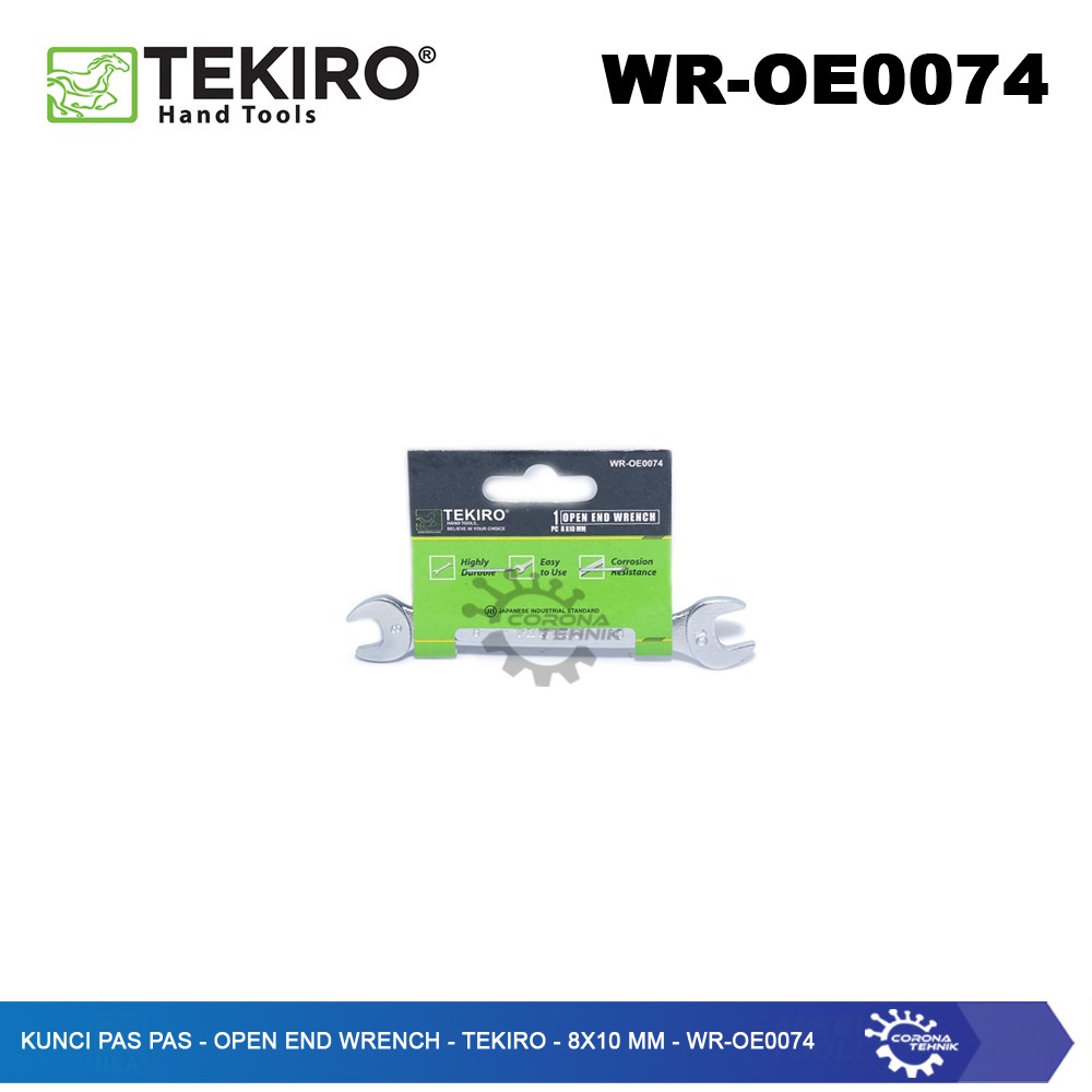 WR-OE0074 - Kunci Pas Pas - Open End Wrench - Tekiro - 8x10 mm