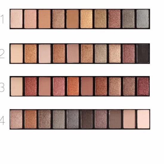 ○ Focallure 10 Colors Eyeshadow With Brush FA08 ◌