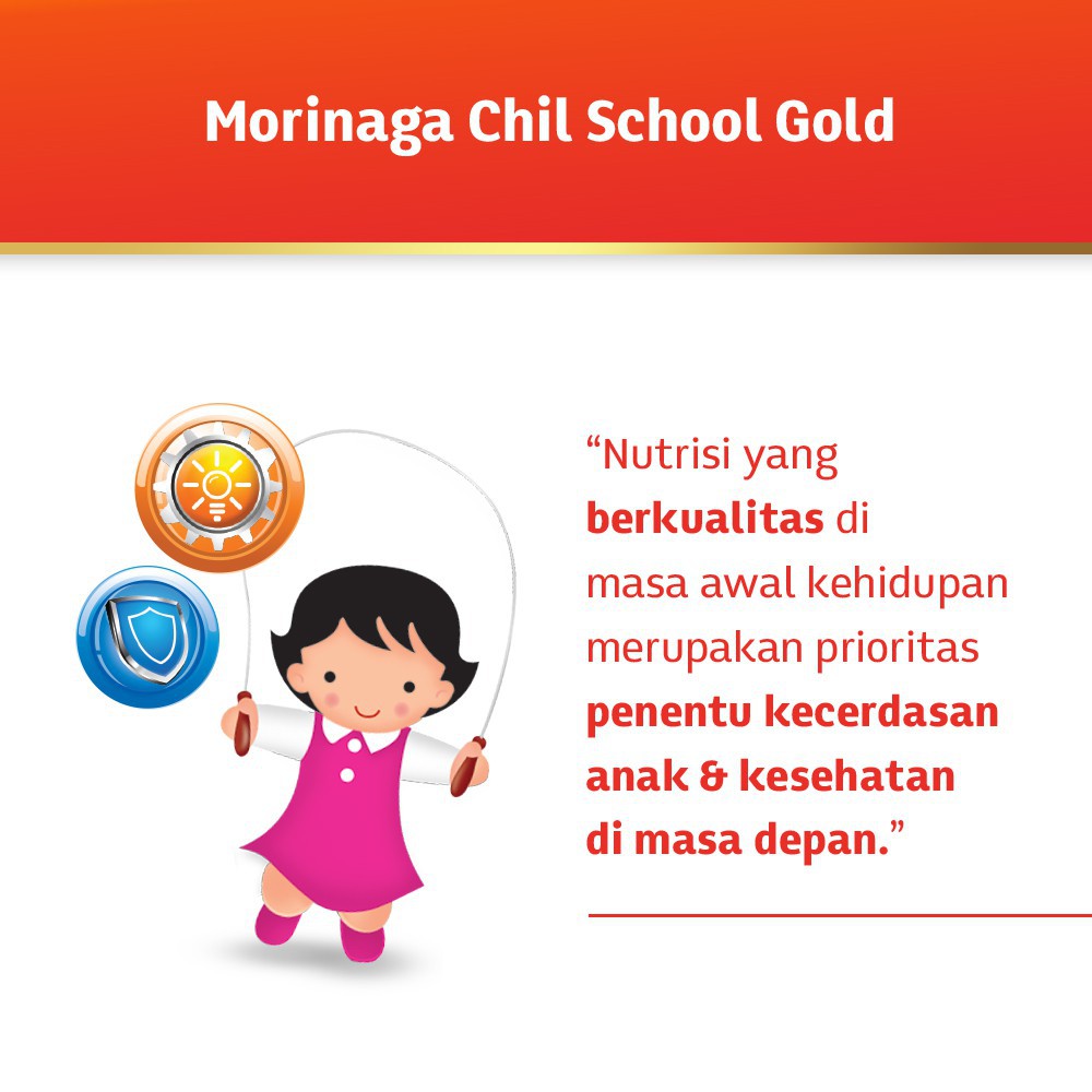 Susu Morinaga Chil School Gold Morinaga Chilschool Reguler 400Gr KBB