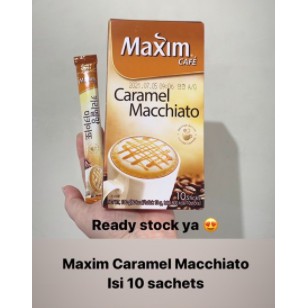 

MAXIM Caramel Macchiato coffee 10 sticks 130gr (kopi Korea)