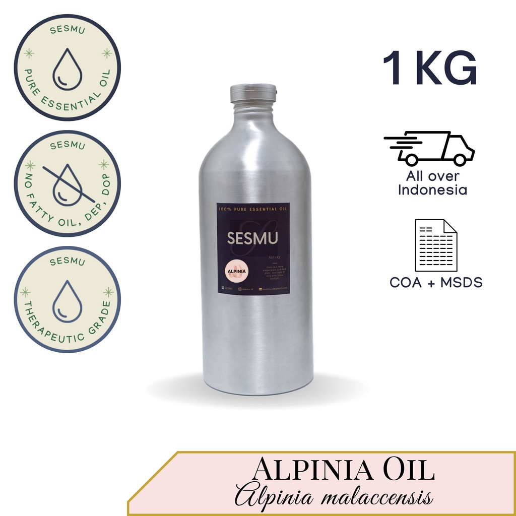 1 KG / 1 L / 1000 ML ALPINIA (LENGKUAS) 100% PURE ESSENTIAL OIL / MINYAK ATSIRI