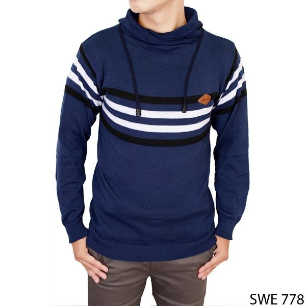 Harajuku Sweater Rajut Dongker – SWE 778