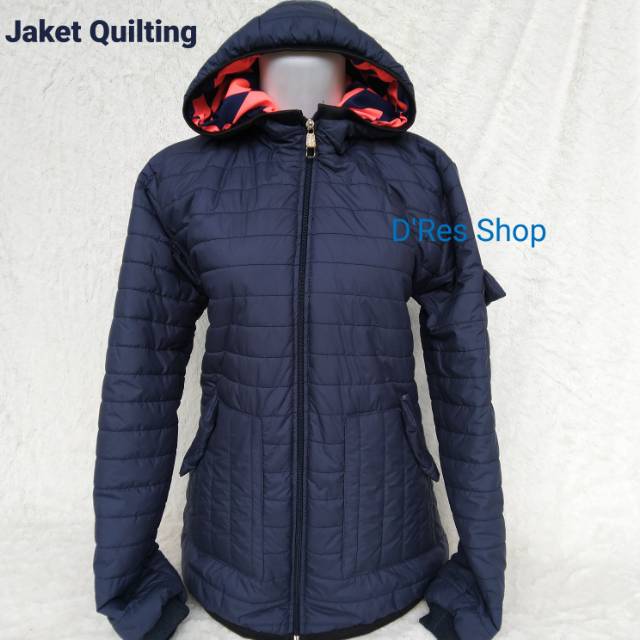 Jaket QUILTING gelembung Topi