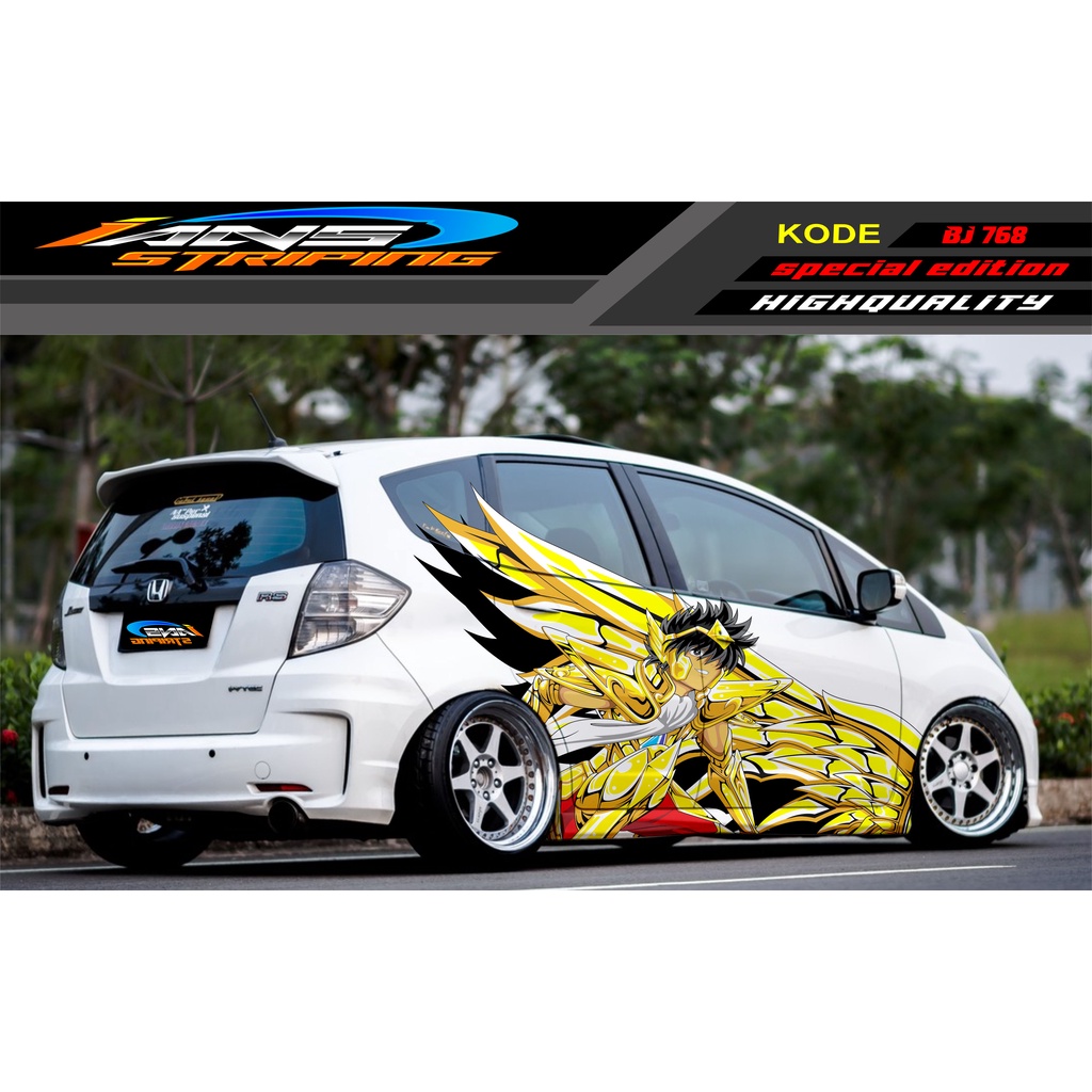 STICKER DECAL MOBIL HONDA BRIO AGYA JAZZ AVANZA YARIS / DECAL STICKER MOBIL JAZZ / STIKER MOBIL