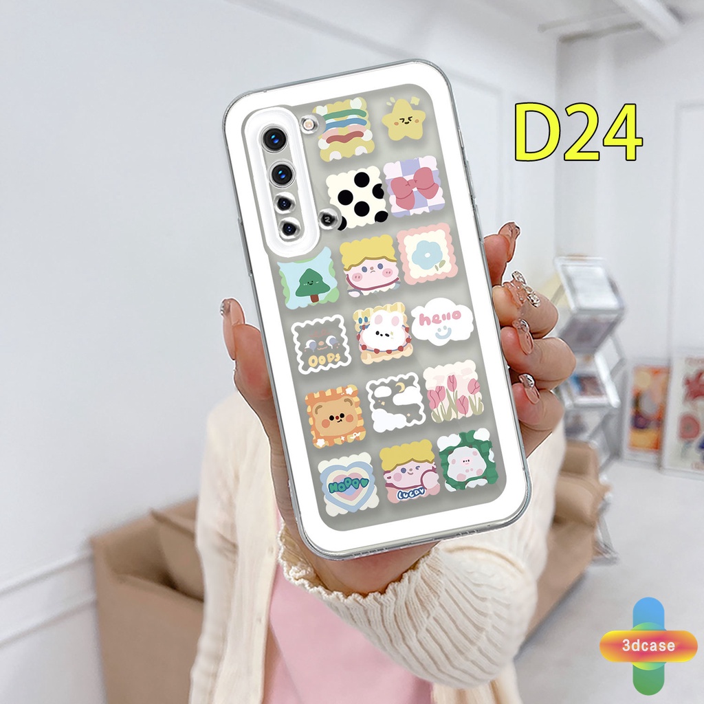 Soft TPU Case Realme C11 2021 C21Y C31 C35 C15 C21 C25 C20 C3 C12 C2 C25S 5S 5 5S 5i C17 7i C1 C25Y C2 C3i 6i C20A realme Narzo 20 10 10A 20A 30A A7 A5S A15 A16 Y12 Y20 Y15S A03 Cute Cartoon Cloud  Bear Transparent Case