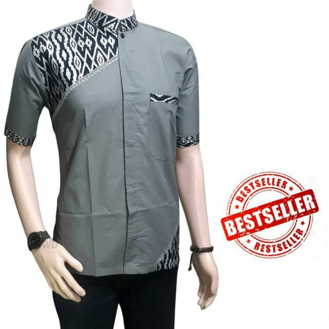 Harga Baju Batik Pria Kerah Terbaik Pakaian Muslim Pria Fashion Muslim Juli 2021 Shopee Indonesia