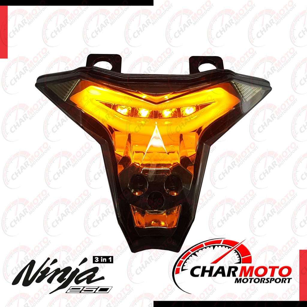 LAMPU STOP NINJA 250 FI 2018 3 IN 1 - CHARMOTO