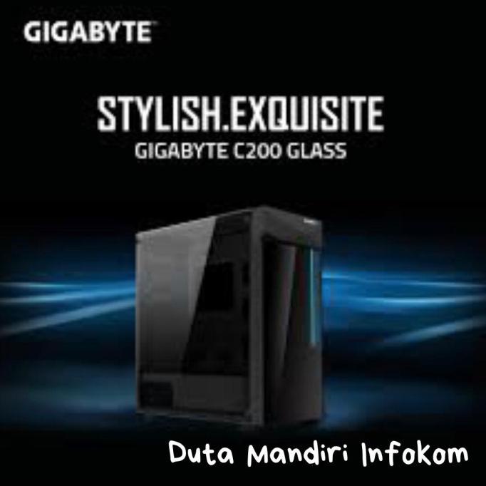Gigabyte Aorus C200 Glass Rgb - Tempered Glass Atx Gaming Case