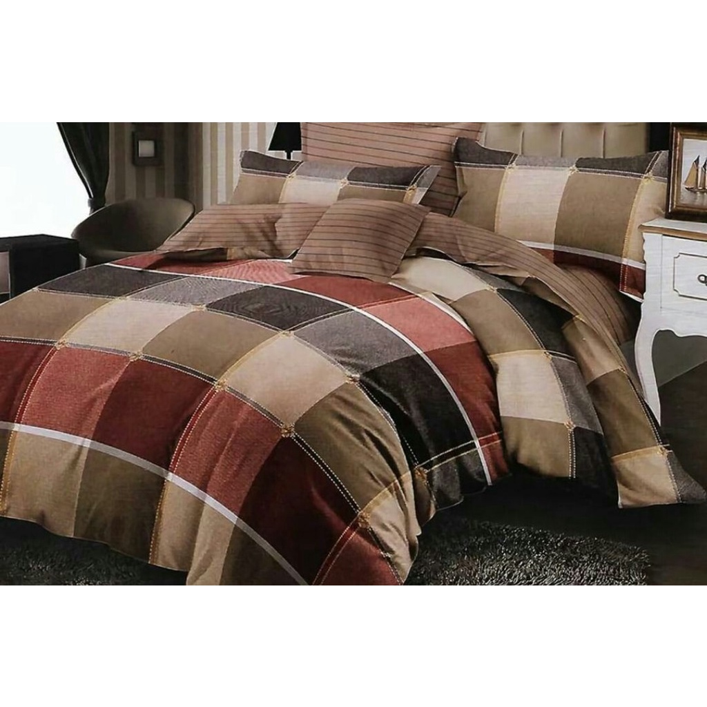 Vhepra Sprei Katun Motif Milan