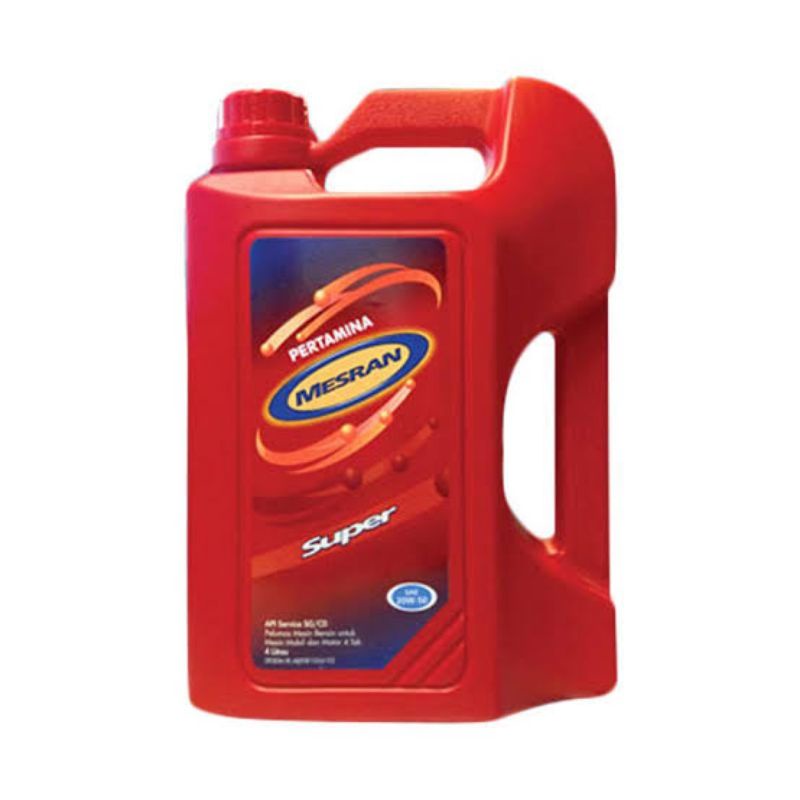 Oli Mesran Super 4 liter asli