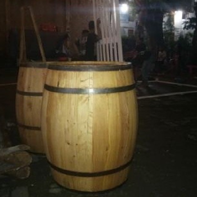 Gentong kayu / barrel / kayu jati / murah / tong