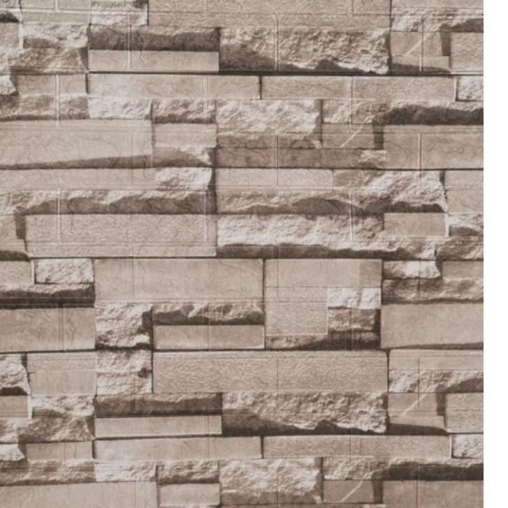 Wallpaper Foam 3d Motif Batu Alam Image Num 36