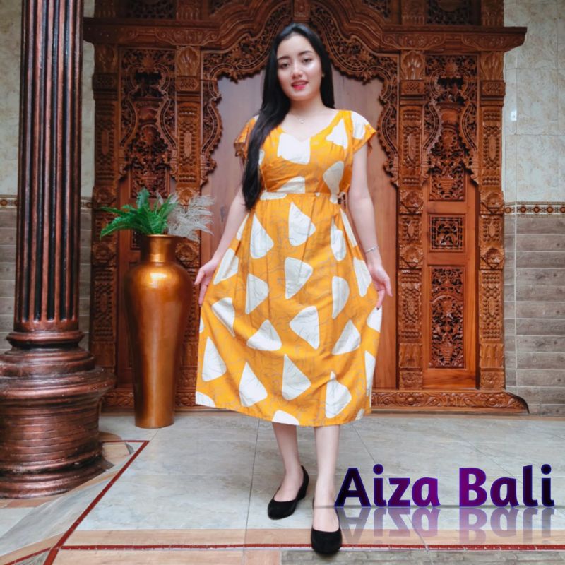 Dress Kimono Makaira Style Rayon Super Premium Daster Pendek Motif Lengan Pendek Bali Terbaru Kekini