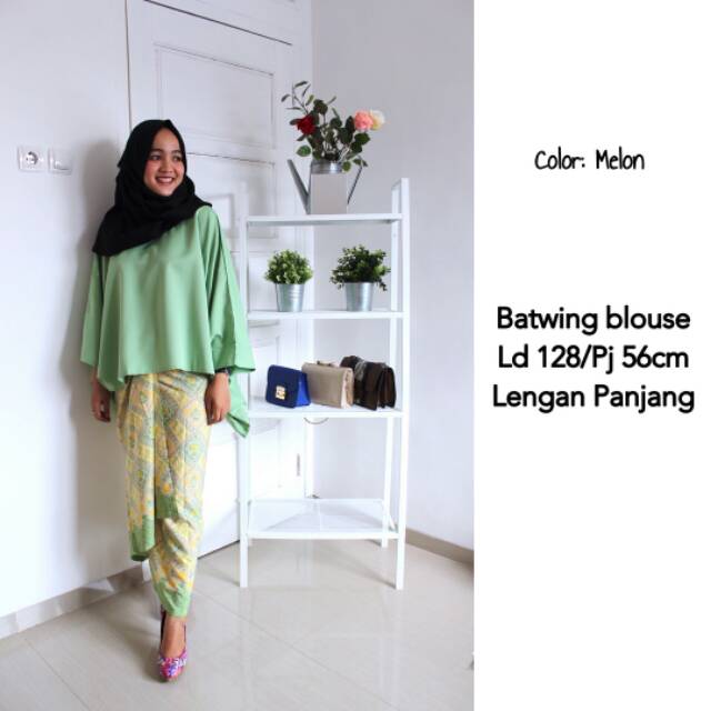KEBAYA MODERN KUTU BARU BATWING JUMBO