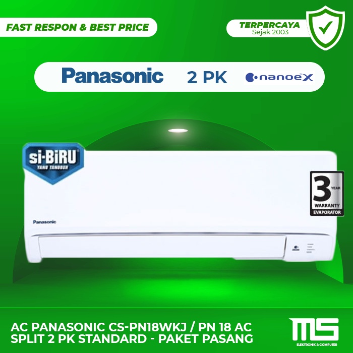 AC Panasonic CS-PN18WKJ / PN 18 AC Split 2 PK Standard