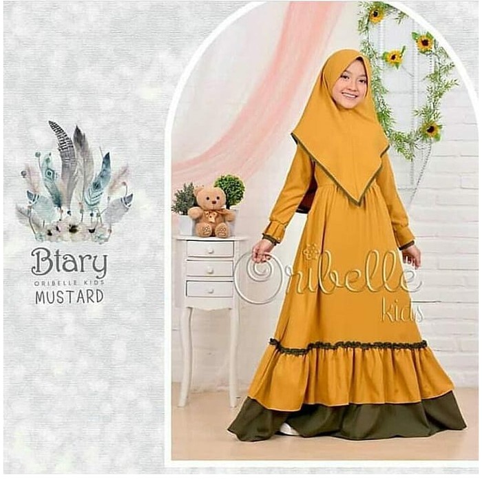 Btary Syar I Kids Baju Gamis Syari Anak Muslimah Model Terbaru 2020 Baju Anak Umur 7 10 Tahun Shopee Indonesia